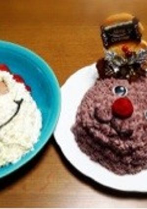 クリスマス☆立体ケーキ☆サンタ・トナカイ-レシピのメイン写真