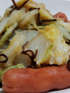 白菜とソーセージの蒸し煮-レシピのメイン写真