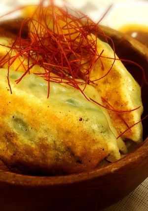 里芋と春菊のもち麩餃子-レシピのメイン写真