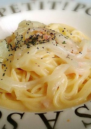 シチューで簡単スパゲッティ♪-レシピのメイン写真