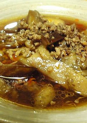 ナスとひき肉の甘辛煮-レシピのメイン写真