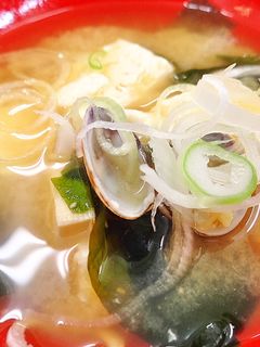アサリの味噌汁(松小5)-レシピのメイン写真