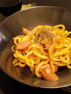 簡単!冷凍うどんでナポリタン♪-レシピのメイン写真