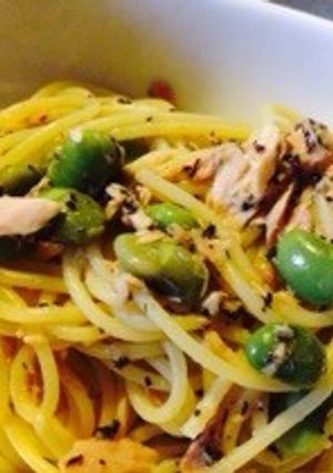 和風ゆかりと枝豆のさっぱりパスタ-レシピのメイン写真