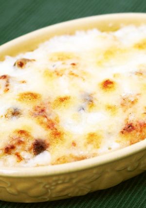 きのこと餅の甘口白みそ風味グラタン-レシピのメイン写真