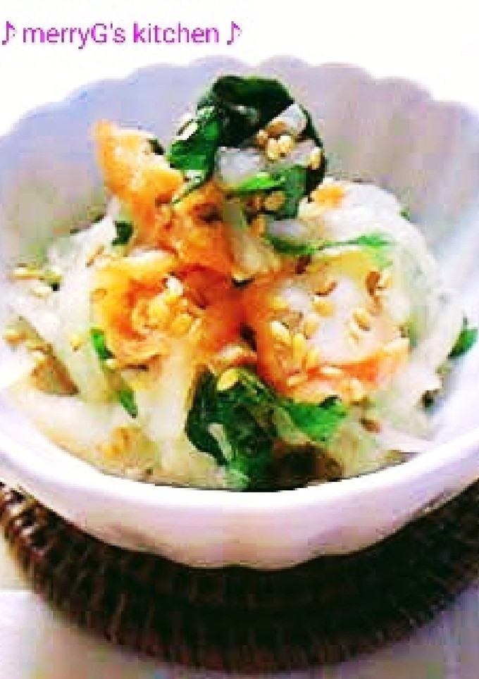 大根と♡白菜キムチ♡の和え物♪-レシピのメイン写真