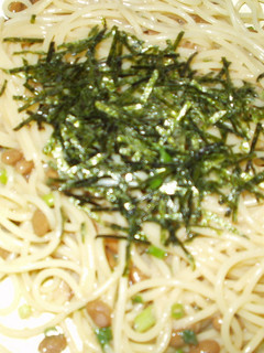 納豆とタラコの和風ネバネバパスタ-レシピのメイン写真