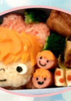 園児キャラ弁【ポニョ】-レシピのメイン写真