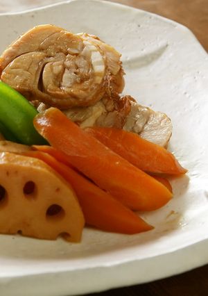 はかた地どりモモ肉の梅酒煮-レシピのメイン写真