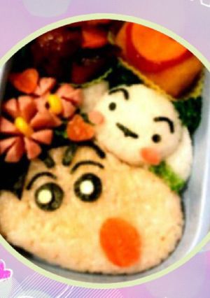 園児キャラ弁 クレヨンしんちゃん-レシピのメイン写真