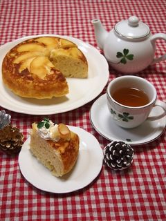 炊飯器で簡単♡HMでアップルケーキ-レシピのメイン写真