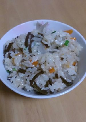 おでんの炊き込みご飯-レシピのメイン写真