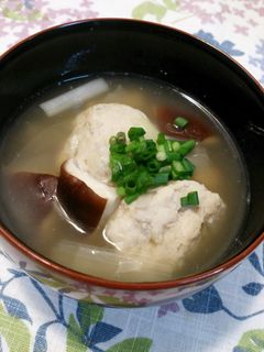 ♪アジで自家製つみれ汁♪-レシピのメイン写真