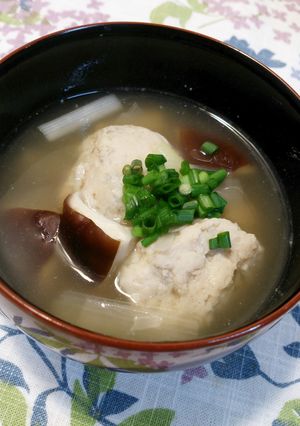 ♪アジで自家製つみれ汁♪-レシピのメイン写真