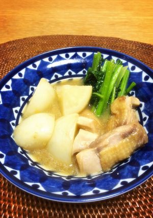 かぶと鳥肉のほくほく味噌煮-レシピのメイン写真