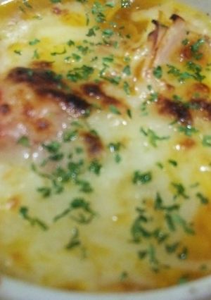 Wチーズの焼きスープ-レシピのメイン写真