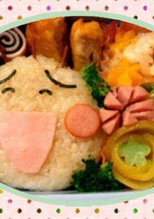 園児キャラ弁【てれてれ坊主】はなかっぱ-レシピのメイン写真