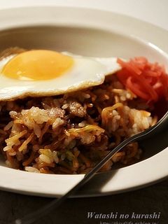 手抜きそばめし-レシピのメイン写真