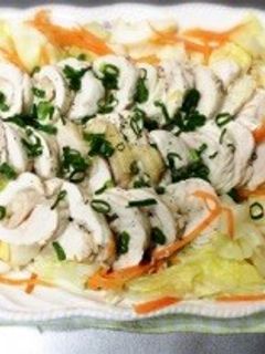 レンジで簡単 蒸し鶏-レシピのメイン写真