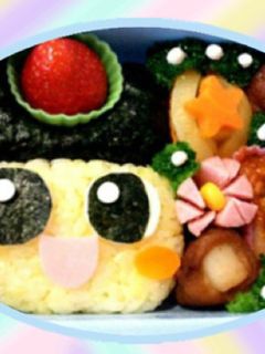園児キャラ弁【まめっち】たまごっち-レシピのメイン写真