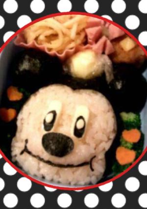園児キャラ弁【ミッキーマウス】-レシピのメイン写真