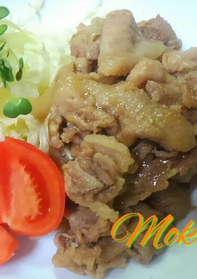 簡単☆豚こま肉でしょうが焼き♪-レシピのメイン写真
