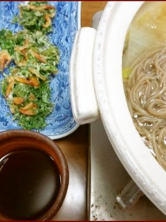 鍋で—温いつけ蕎麦—おろし汁で-レシピのメイン写真