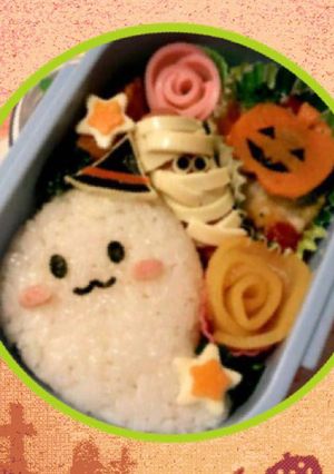 園児キャラ弁【おばけ】オリジナルキャラ-レシピのメイン写真