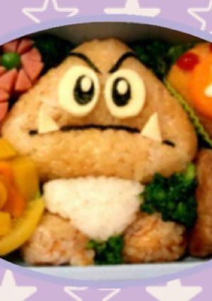 園児キャラ弁【クリボー】マリオ-レシピのメイン写真