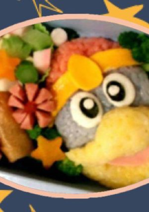 園児キャラ弁【デデデ大王】カービィ-レシピのメイン写真