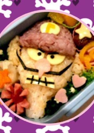 園児キャラ弁【ワルイージ】マリオ-レシピのメイン写真