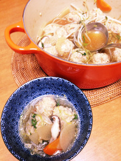 豚だんごのあったか汁-レシピのメイン写真