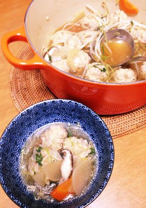 豚だんごのあったか汁-レシピのメイン写真