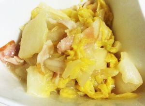 白菜大量消費 白菜のベーコン煮-レシピのメイン写真