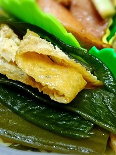 茎ワカメと油揚げの炒め物-レシピのメイン写真