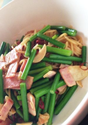 ズボラにんにくの芽パスタ( ¯−¯ )-レシピのメイン写真