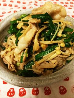 簡単!10分で豚肉のスタミナ炒め-レシピのメイン写真