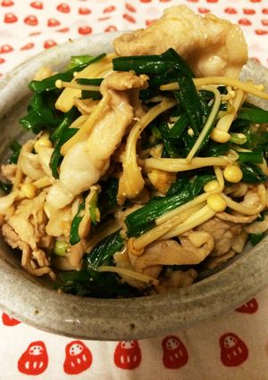 簡単!10分で豚肉のスタミナ炒め-レシピのメイン写真