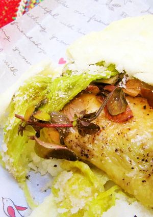 ☆Xmasに☆鶏もも肉の塩釜焼き-レシピのメイン写真