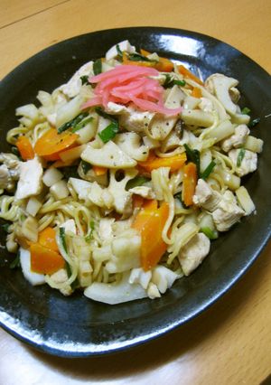 シーフードなしでも♪海鮮味の塩やきそば～-レシピのメイン写真