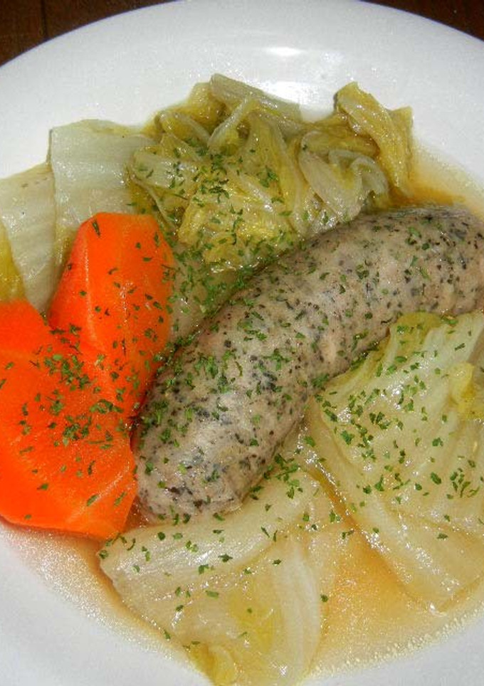 ソーセージと白菜のコンソメ煮-レシピのメイン写真
