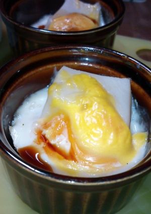 冷凍卵と胡麻豆腐のココットカマン-レシピのメイン写真