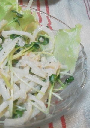 大根親子のツナサラダ♪-レシピのメイン写真