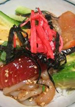 ★残った手巻き寿司でづけ丼！-レシピのメイン写真