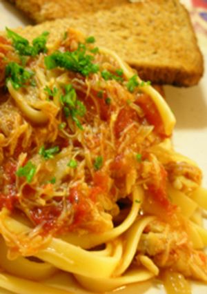 旨すぎ!!渡り蟹のﾄﾏﾄｸﾘｰﾑﾊﾟｽﾀ-レシピのメイン写真