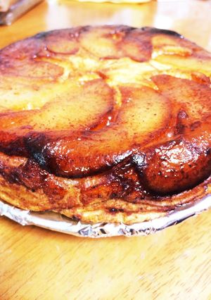 パンケーキミックスで梨(りんご)タタン-レシピのメイン写真