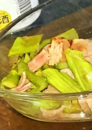 アスパラとベーコンの3分お手軽おつまみ-レシピのメイン写真
