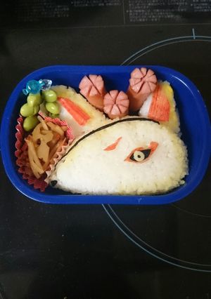 妖怪ウォッチキャラ弁★キュウビ★-レシピのメイン写真