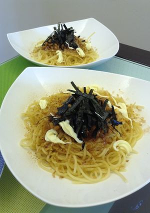 週末のお昼に♡10分納豆スパゲッティ-レシピのメイン写真