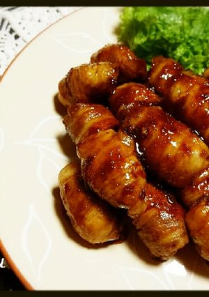 【簡単・美味】マッシュ里芋の豚バラ巻♪-レシピのメイン写真